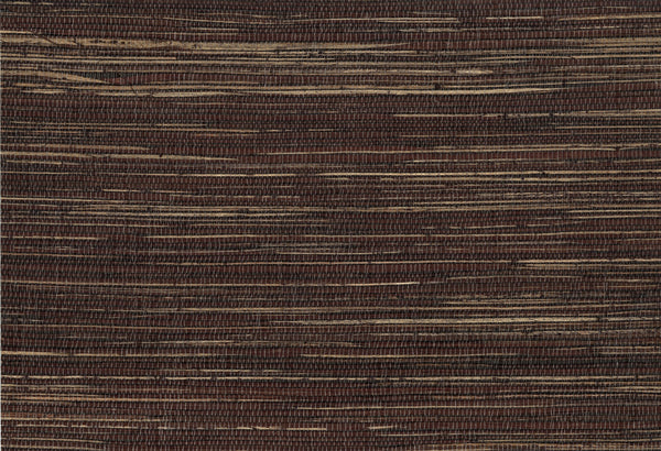Provincetown-Dark Earth Hemp Wallcovering | Phillipe Romano