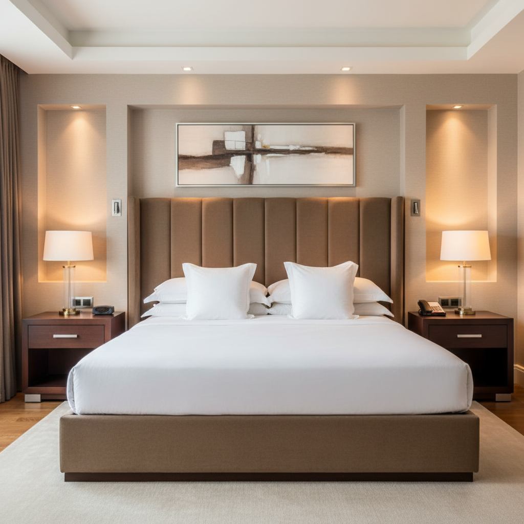 Tortola - Arabica Upholstered Headboard | Architectural Fabrics