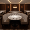 Red Hook - Fog Upholstered Banquette | Architectural Fabrics
