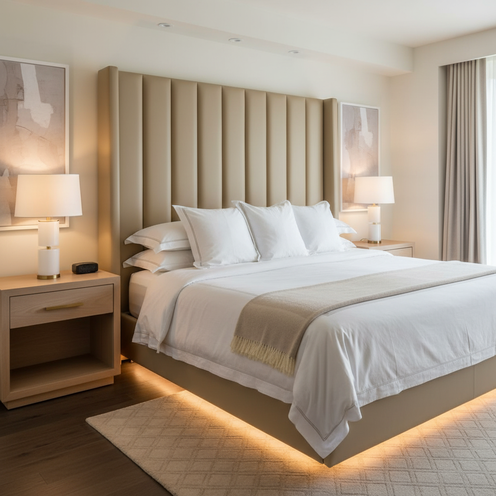 Luxury Cay - Martini Upholstered Headboard | Architectural Fabrics