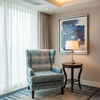 Apache - Azure Tide Silicone Hybrid Upholstered Chair | Architectural Fabrics