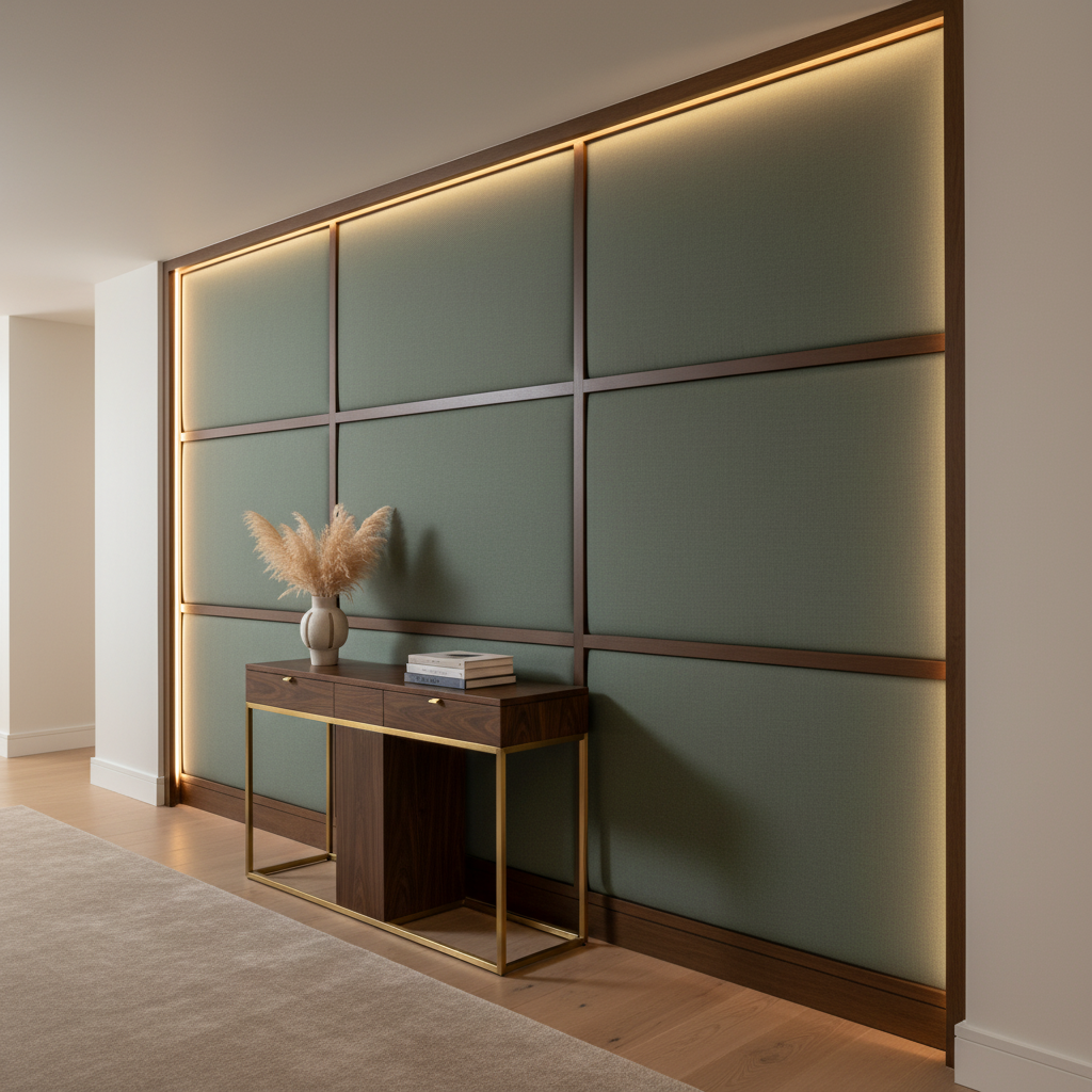 Aarden - Woodland Silicone Hybrid Upholstered Wall Panel | Architectural Fabrics