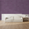 Nantucket Grasscloth Grape & Metallic Magenta Wallcovering | Phillipe Romano room setting