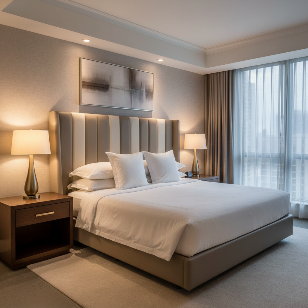 Dale City Stars Upholstered Headboard | Architectural Fabrics