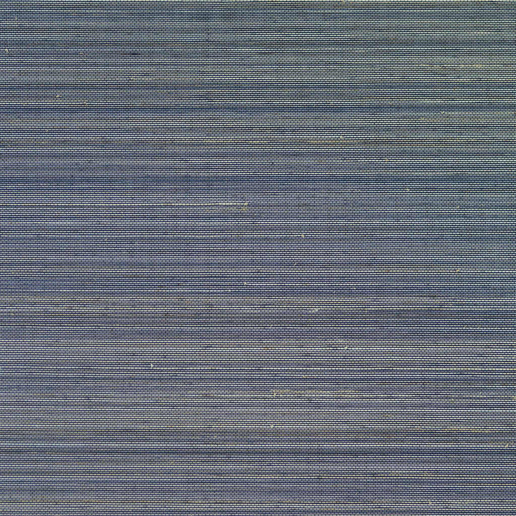 Nantucket Grasscloth Navy Taupe Wallcovering | Phillipe Romano