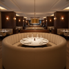 Soper Hole - Sand Upholstered Banquette | Architectural Fabrics
