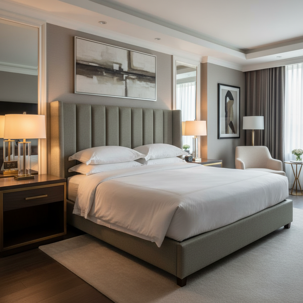 Manchioneel - River Upholstered Headboard | Architectural Fabrics