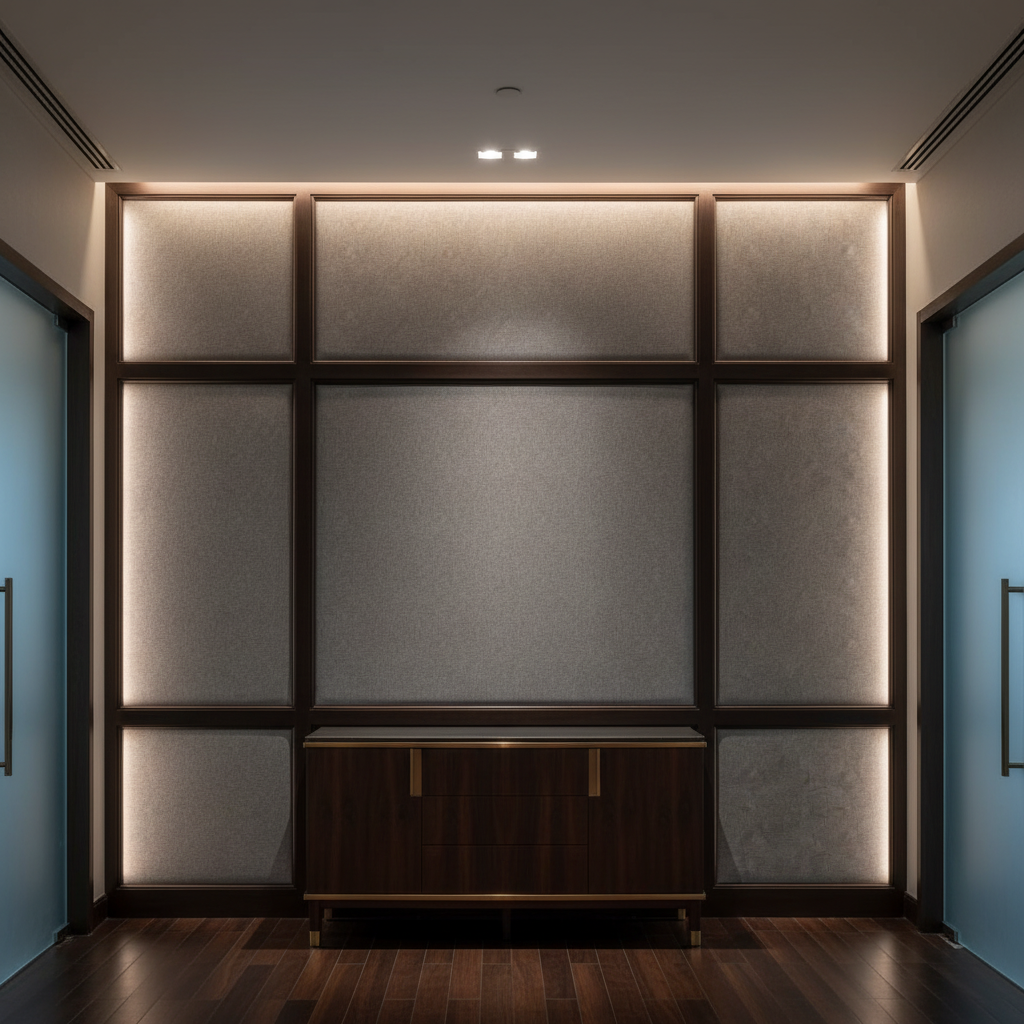 Nassau - Mystic Upholstered Wall Panel | Architectural Fabrics