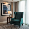 Turf Bay - Lagoon Upholstered Chair | Architectural Fabrics