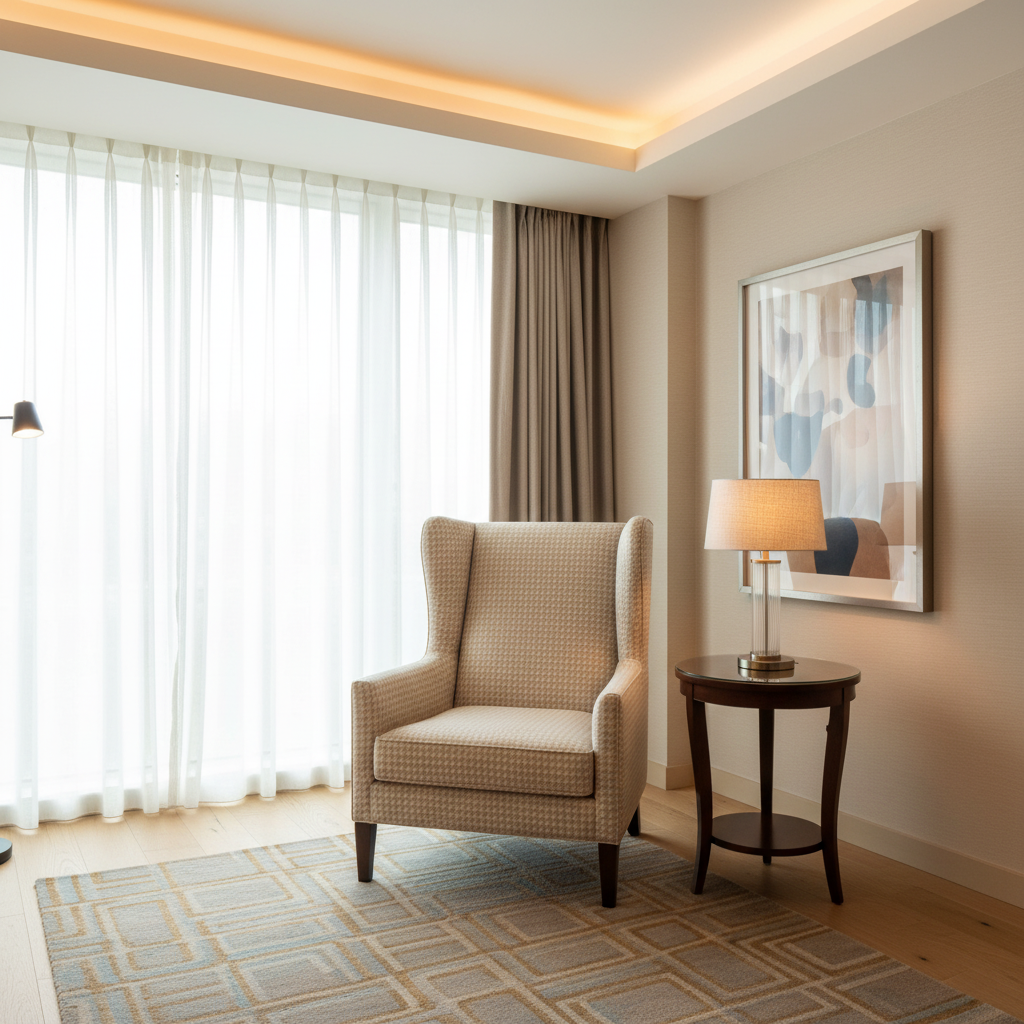 Rattan Bay - Hemp Upholstered Chair | Architectural Fabrics