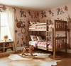 The Original Yeeha 1950's Cowboy -Blush Pink Mid-Century Modern | Architectural Wallcoverings - Boys Bedroom Room Setting