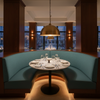 Amalfi - Teal Tide Indoor/Outdoor Vinyl Upholstered Banquette | Architectural Fabrics