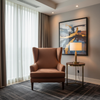 Aarden - Russet Clay Silicone Hybrid Upholstered Chair | Architectural Fabrics