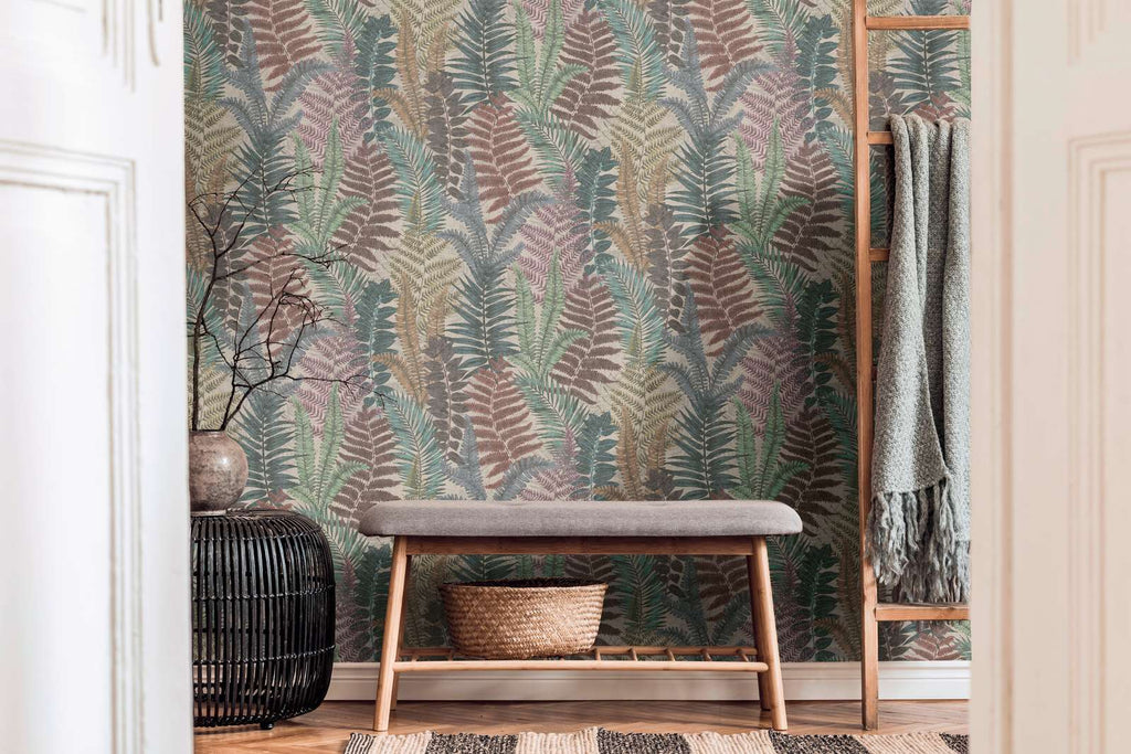 Famous Garden Beige Wallcovering | AS Creation