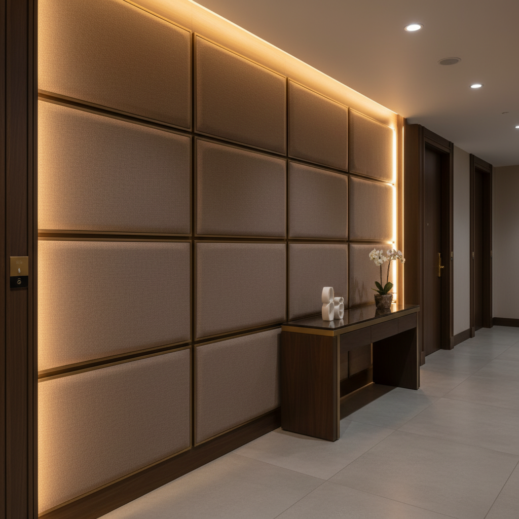 Quintana Bay - Barista Upholstered Wall Panel | Architectural Fabrics