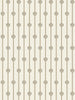 I Love Baroque Medusa Stripe Cream Gold Versace Wallcovering