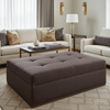 Triangle Reef - Concord Upholstered Ottoman | Architectural Fabrics