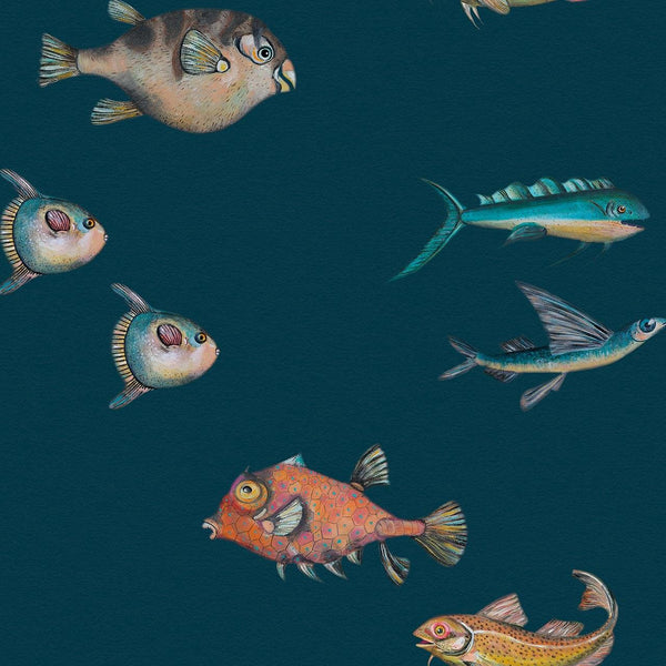 Peces Santamans Marina, Sample Non-Woven Wallcoverings | Newwall