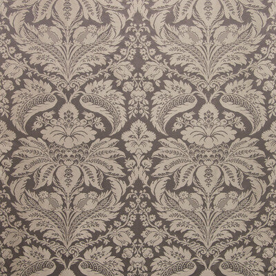 Damask Pierre - Charcoal Grey By Brunschwig & Fils | B&F Showroom Exclusive 2019 | Damask Upholstery Silk