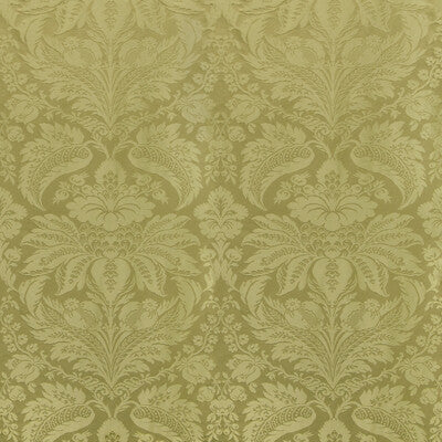 Damask Pierre - Olive Olive Green By Brunschwig & Fils | B&F Showroom Exclusive 2019 | Damask Upholstery Silk