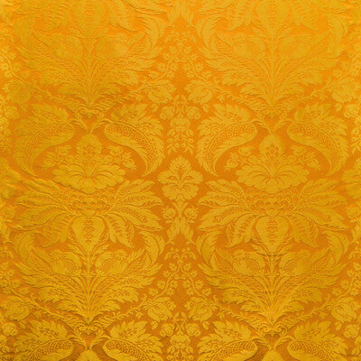 Damask Pierre - Spice Orange By Brunschwig & Fils | B&F Showroom Exclusive 2019 | Damask Upholstery Silk