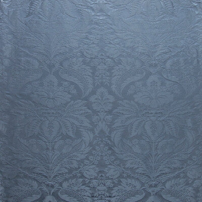 Damask Pierre - Delft Blue By Brunschwig & Fils | B&F Showroom Exclusive 2019 | Damask Upholstery Silk