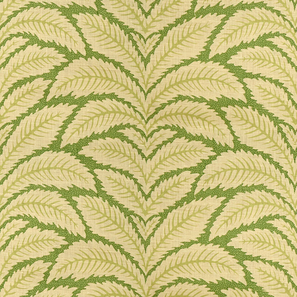 Talavera Linen - Leaf Beige By Brunschwig & Fils | Maisonnette | Tropical Multipurpose Print