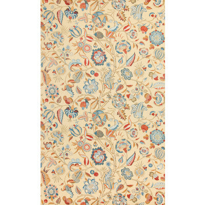 Samples and Purchasing available for Aravali - Currant/Blue Beige By Brunschwig & Fils | Maisonnette |Botanical & Floral Jacobeans Multipurpose Print at Designer Wallcoverings and Fabrics