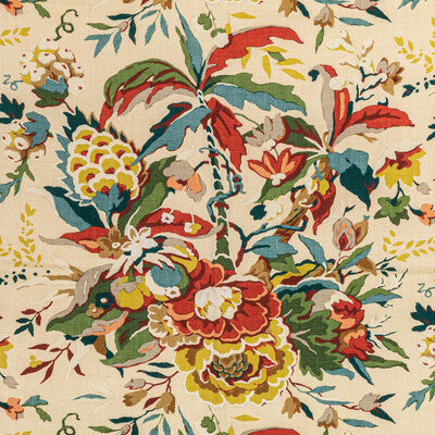 Horseshoe Bay - Sand/Multi Ivory By Brunschwig & Fils | Majorelle |Botanical & Floral Tropical Multipurpose Print