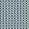 Samples and Purchasing available for New Briquetage - Sky/Indigo Blue By Brunschwig & Fils | Les Tropiques |Geometric Small Scale Upholstery  at Designer Wallcoverings and Fabrics