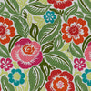 Samples and Purchasing available for Santa Catarina - Fuchsia/Leaf Multi By Brunschwig & Fils | Les Tropiques | Tropical Multipurpose Embroidery at Designer Wallcoverings and Fabrics