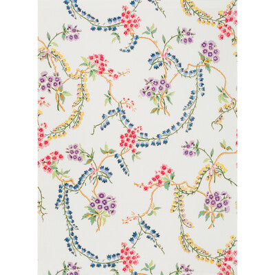 Les Glycines - Blanc Multi By Brunschwig & Fils | Les Tropiques | Botanical & Floral Multipurpose Print