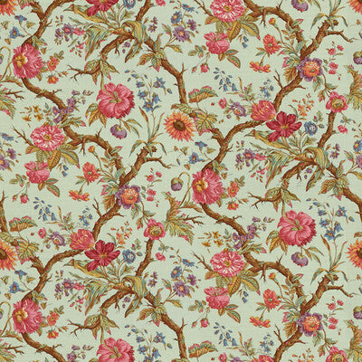 Arbre Fleuri - Ciel Multi By Brunschwig & Fils | Les Tropiques |Botanical & Floral Jacobeans Multipurpose Print