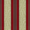 Samples and Purchasing available for Castiglione - Red Red By Brunschwig & Fils | Madeleine Castaing | Stripes Multipurpose Print at Designer Wallcoverings and Fabrics
