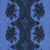 Samples and Purchasing available for Coppelia Moire - Bleu Dark Blue By Brunschwig & Fils | Madeleine Castaing | Damask Multipurpose Print at Designer Wallcoverings and Fabrics