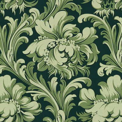 Mac Mahon - Vert Green By Brunschwig & Fils | Madeleine Castaing | Tropical Multipurpose Print