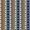 Samples and Purchasing available for Rayure Percale - Bleu Multi By Brunschwig & Fils | Madeleine Castaing | Stripes Multipurpose Print at Designer Wallcoverings and Fabrics