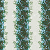 Samples and Purchasing available for Rayure Fleurie - Blue/Green Blue By Brunschwig & Fils | Madeleine Castaing |Botanical & Floral Stripes Multipurpose Print at Designer Wallcoverings and Fabrics