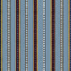 Samples and Purchasing available for Rayure Broderie - Bleu Multi By Brunschwig & Fils | Madeleine Castaing | Stripes Upholstery Jacquards at Designer Wallcoverings and Fabrics