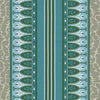 Samples and Purchasing available for Lola Montez - Bleu/Grey Blue By Brunschwig & Fils | Madeleine Castaing | Stripes Multipurpose Print at Designer Wallcoverings and Fabrics