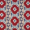 Samples and Purchasing available for Varkala Print - Red/Blue Primary By Brunschwig & Fils | Cape Comorin | Ikat/Southwest/Kilims Multipurpose Print at Designer Wallcoverings and Fabrics