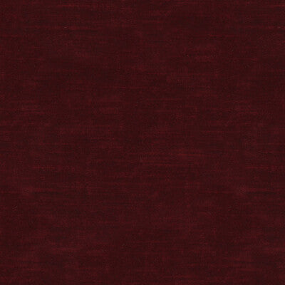 Lazare Velvet - Ruby Burgundy/Red By Brunschwig & Fils |  |Solid Texture Upholstery Velvet
