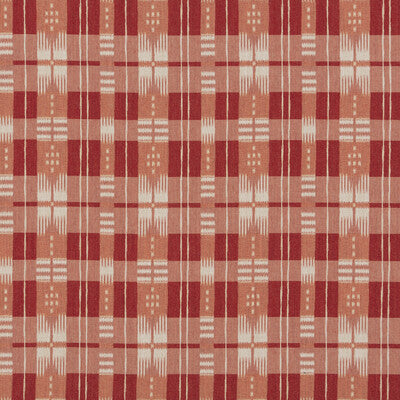 Samples and Purchasing available for Mornas Plaid - Red Red By Brunschwig & Fils | Durance | Plaid / Check Upholstery  at Designer Wallcoverings and Fabrics