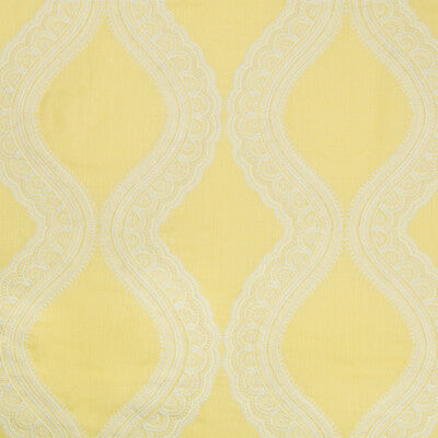 Isoline Emb - Canary Yellow By Brunschwig & Fils | Le Parnasse | Global Multipurpose Embroidery