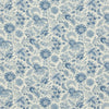 Samples and Purchasing available for Gwendoline Print - Blue Blue By Brunschwig & Fils | Le Parnasse | Botanical & Floral Multipurpose Print at Designer Wallcoverings and Fabrics