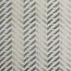 Samples and Purchasing available for Les Vagues Emb - Blue/Slate Grey By Brunschwig & Fils | Les Ensembliers Ii | Geometric Multipurpose Embroidery at Designer Wallcoverings and Fabrics