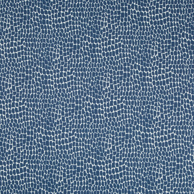 Samples and Purchasing available for Nile Print - Marine Dark Blue By Brunschwig & Fils | En Vacances |Animal Skins Small Scale Multipurpose Indoor / Outdoor at Designer Wallcoverings and Fabrics
