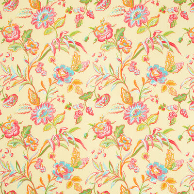 Samples and Purchasing available for Astwood Floral - Soleil Multi By Brunschwig & Fils | En Vacances | Botanical & Floral Multipurpose Indoor / Outdoor at Designer Wallcoverings and Fabrics