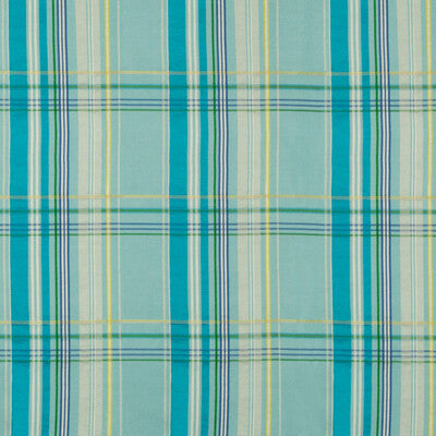 La Comelle Plaid - Aqua Multi By Brunschwig & Fils | Baret | Plaid / Check Upholstery