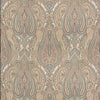Samples and Purchasing available for Aoria Paisley - Red/Indigo Multi By Brunschwig & Fils | Baret | Paisley Upholstery  at Designer Wallcoverings and Fabrics